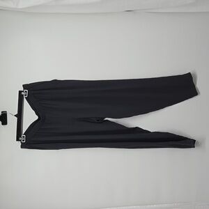 Eileen Fisher Elastic Waistband Pullon Dark Gray Lightweight Pants Size Large